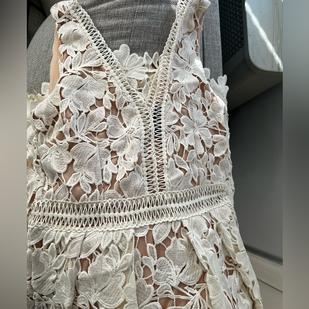 Floral Lace Midi Dress